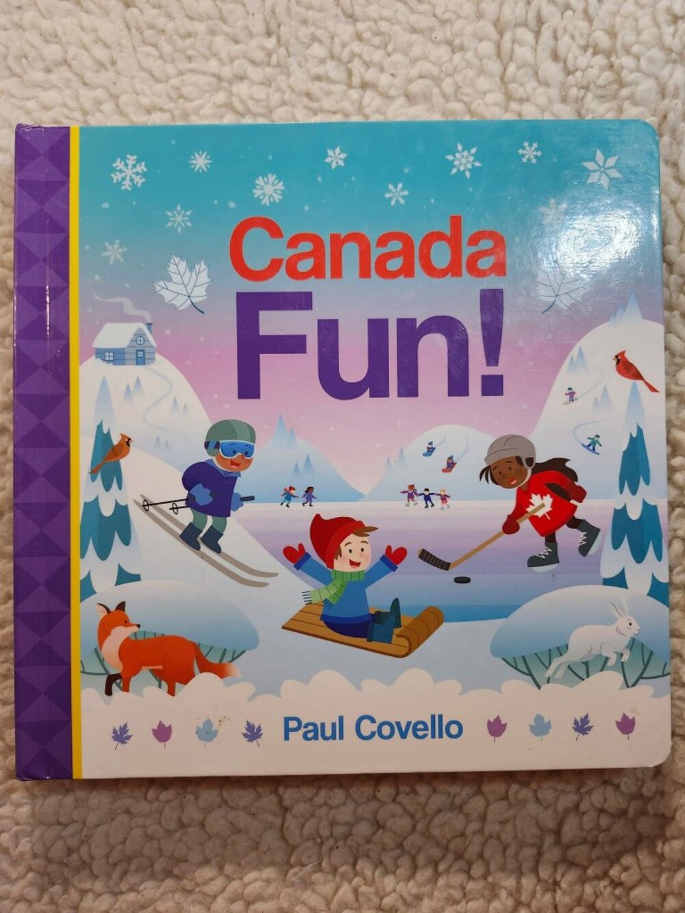Paul Covello Canada Fun Board Book 2020 Childrens Canada Activities Illustrated